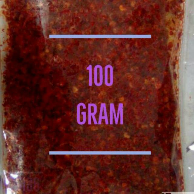 

100gr cabe bubuk wangi daun jeruk mantul