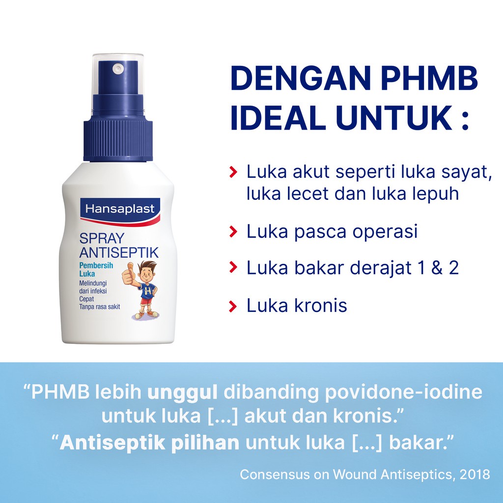 HANSAPLAST Spray Atiseptic Pembersih Luka 50ml