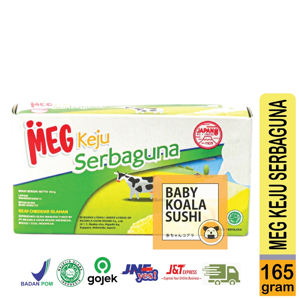 MEG CHEESE Keju Serbaguna 165 g  Halal