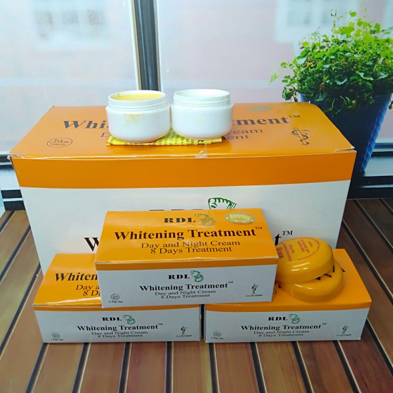 RDL Whitening Treatment Day and Night Cream 8Day Treatmen // Cream RDL 8 Hari (12pcs)