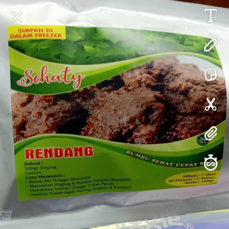 

bumbu rendang sehaty sehat dan bergizi