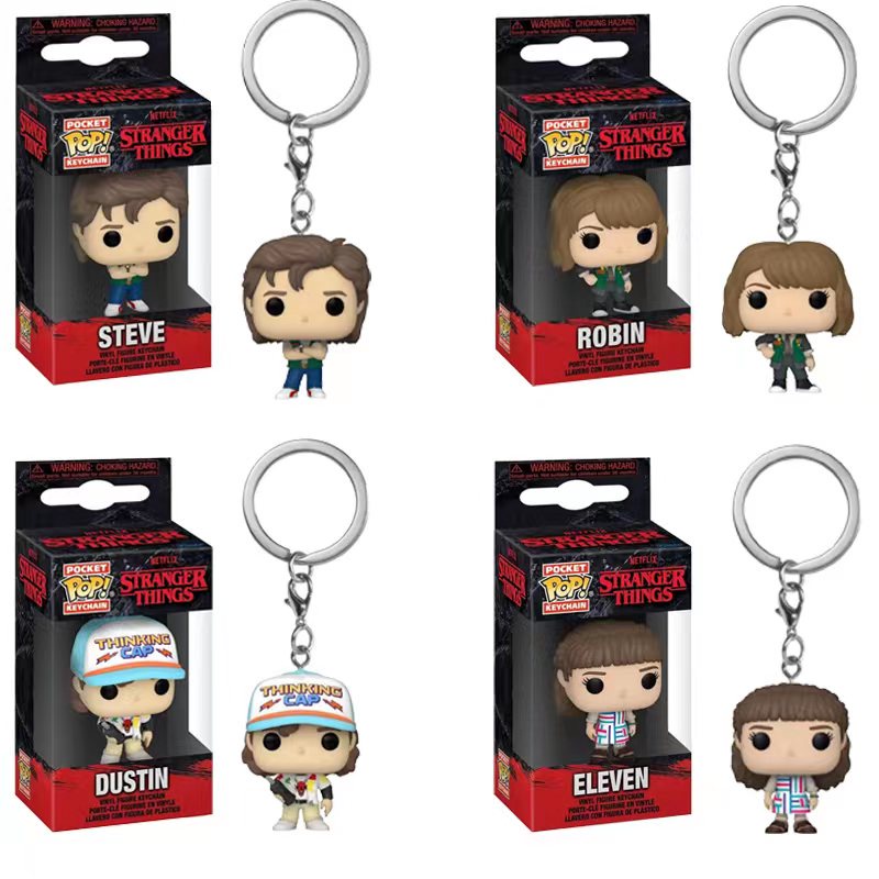 Mainan Action Figure Funko POP Stranger Things Demogorgon Steve Eleven Bahan PVC Untuk Hadiah