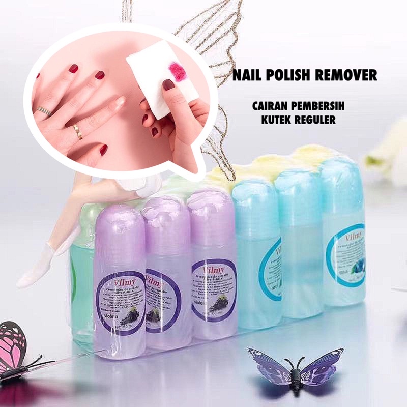 NAIL POLISH REMOVER PENGHAPUS CAT KUTEK BIASA KUKU ASETON CAT KUKU NAIL POLISH REMOVER