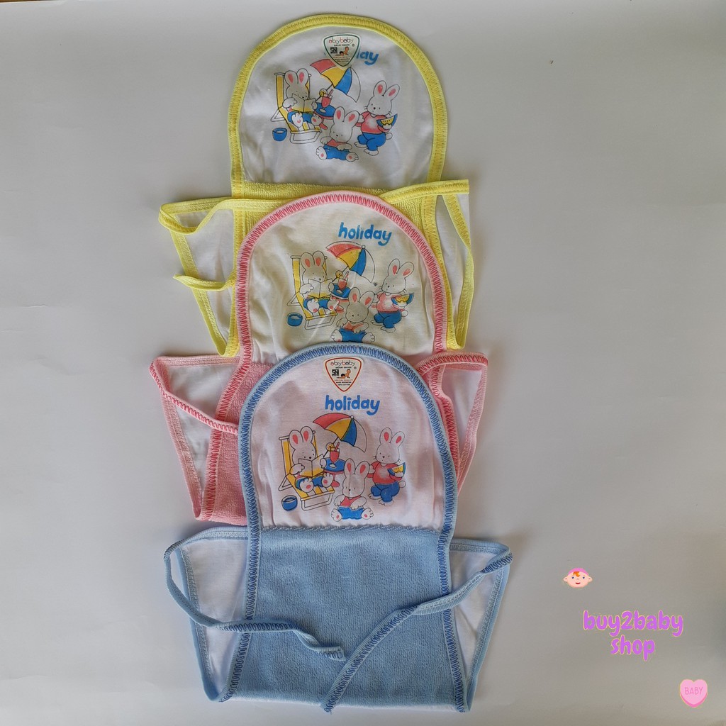 Popok Handuk bayi abiy baby warna karakter isi 12 PCS