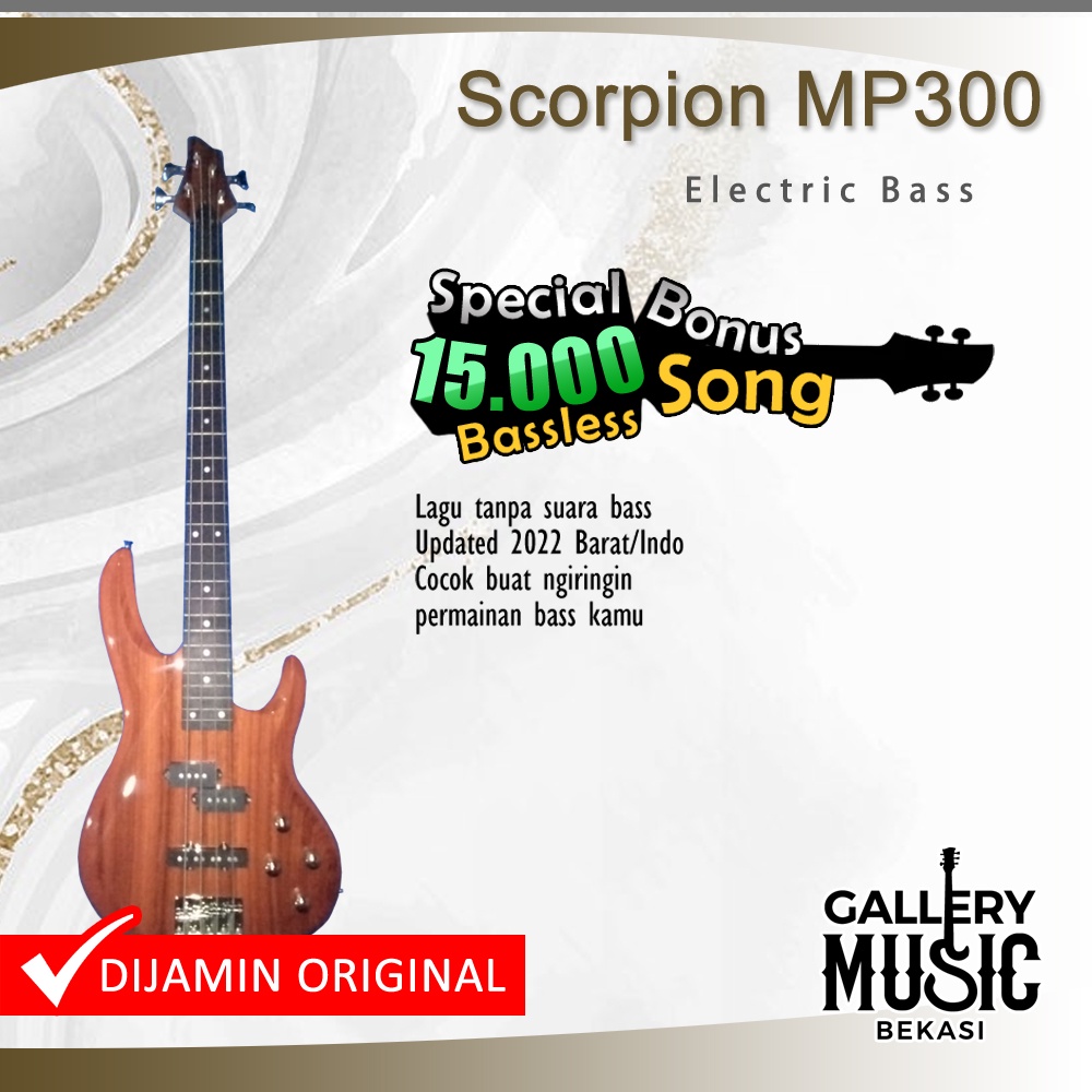 Scorpion MP 300 Bass Elektrik Original / MP300 Electric Bass