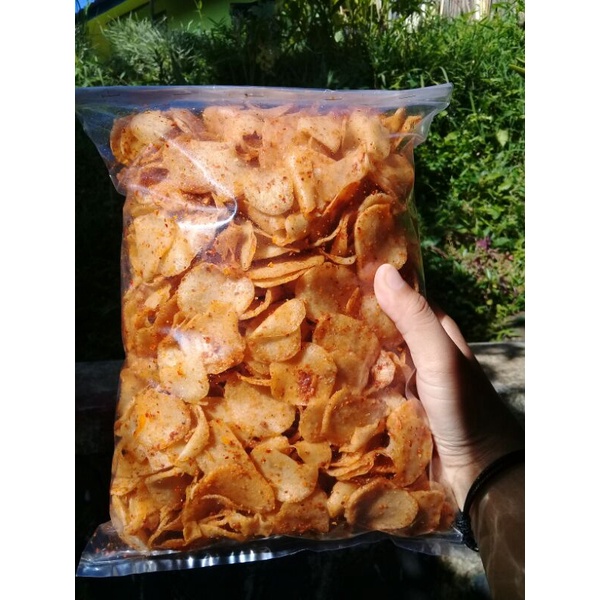 

Morring Pedas 300 gram, Kripik Moring Pedas / Cemilan Lezat /Jajanan Murah Enak