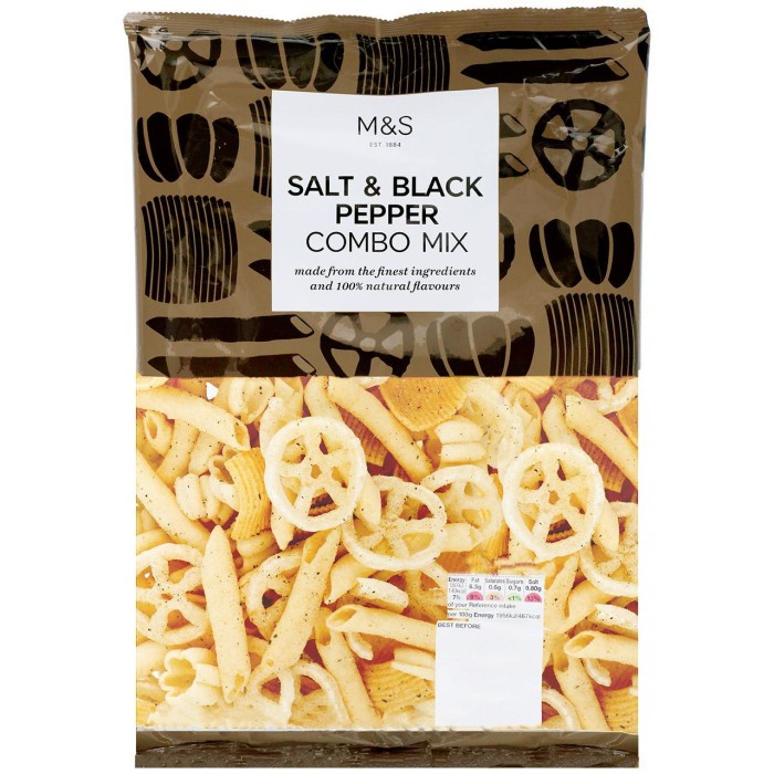 

⭐ COD ⭐ M&S FOOD - Snacks - Salt & Black Pepper Combo Mix - 150 gram
