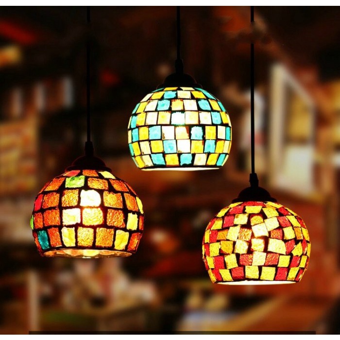 Sale Lampu Mozaik Turki / Lampu Hias / Lampu Gantung/ Lampu Hias/ Lampu Dekorasi Bulat