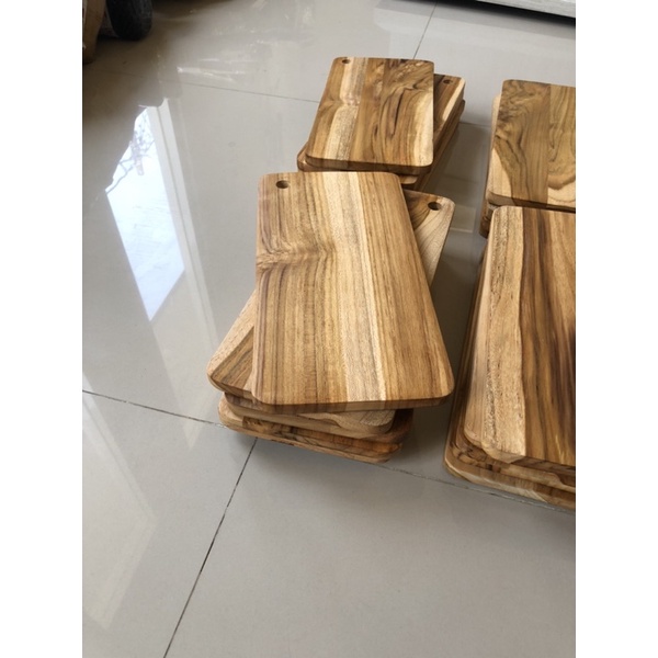 Talenan Kayu 15x30 Kayu Jati Wooden Cutting Board Jati