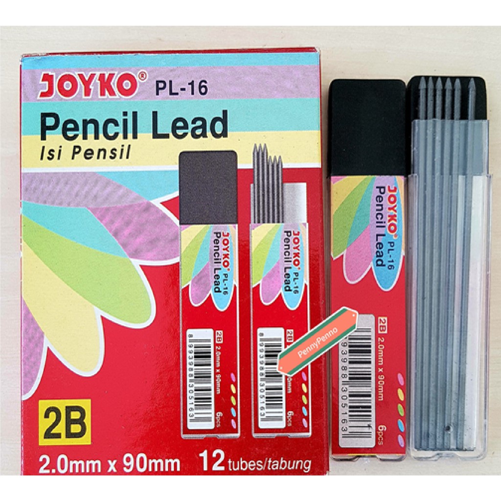 

Refill / Isi Pensil Mekanik Joyko PL-16 - 2 mm - 2B