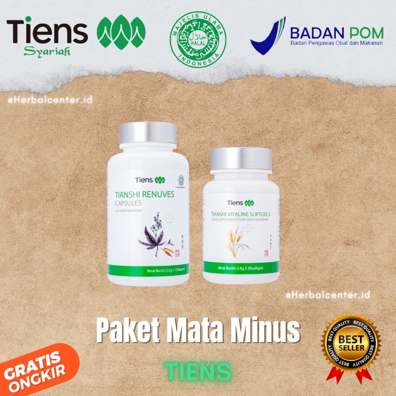 Paket Mata Minus Original Tiens | Obat Mata Minus | Obat Silinder