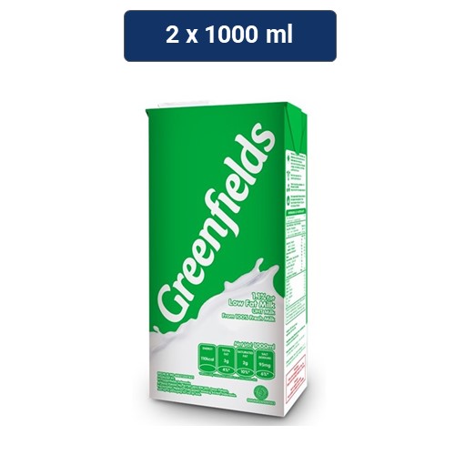 

Greenfields Susu UHT Low Fat 2 x 1000 mL
