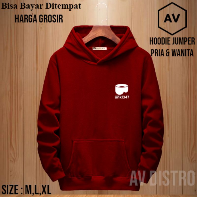 Hoodie Jumper Premium Unisex Unkl347 / Hoodie Fleece Premium