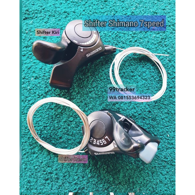 Sepasang Shifter Shimano 3 x 7 Speed