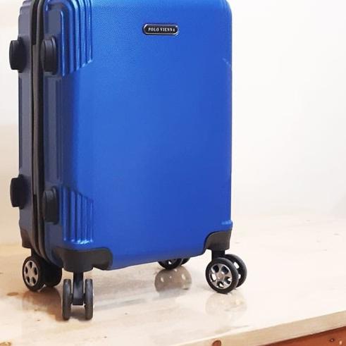 ♟ KOPER ABS 18 INCH 900 POLO VIENNA , KOPER UMROH, KOPER IMPORT,KOPER - PINK ✰