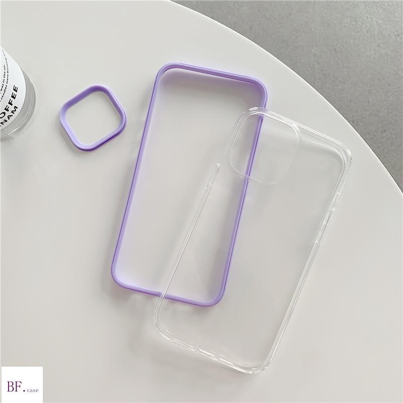 3 IN 1 Case Pelindung Lensa Bahan Akrilik Transparan Untuk IPhone 14 13 12 11 Pro Max