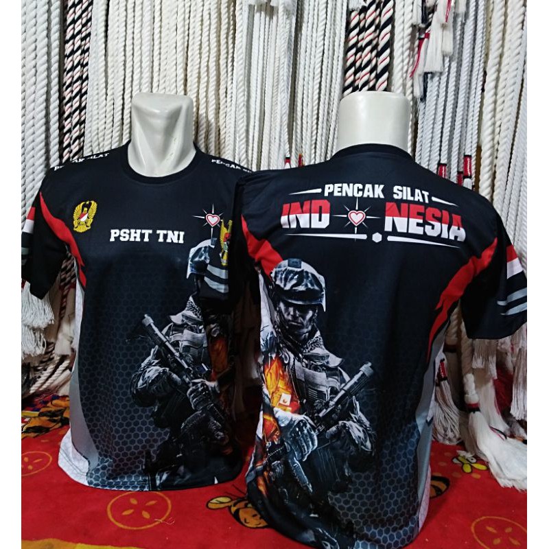 Jersey PSHT TNI, Jersey jaket psht,kaos PSHT polri Jersey