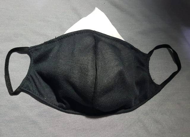 Masker kain 2 lapis + masuk tissue