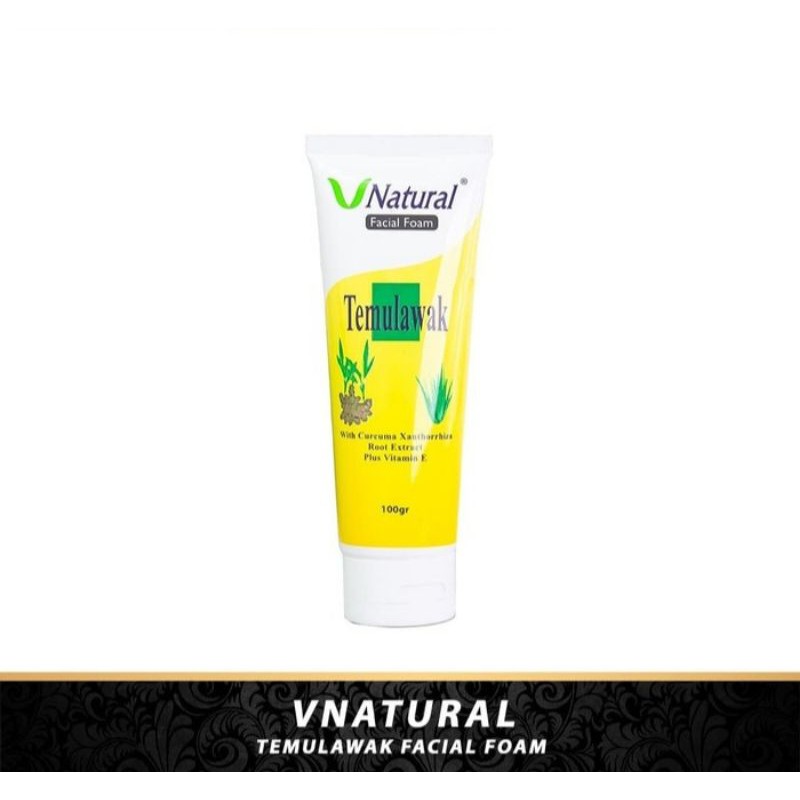 Temulawak V Natural Brightening Facial Foam 100gr