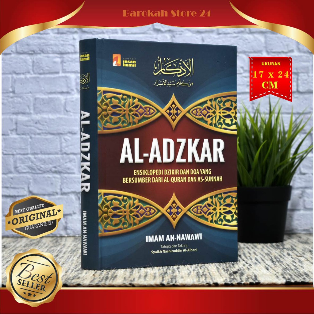 Buku Islami - AL ADZKAR (HARD COVER) - Insan Kamil - Buku Doa Zikir - Buku Doa Dan Wirid Lengkap