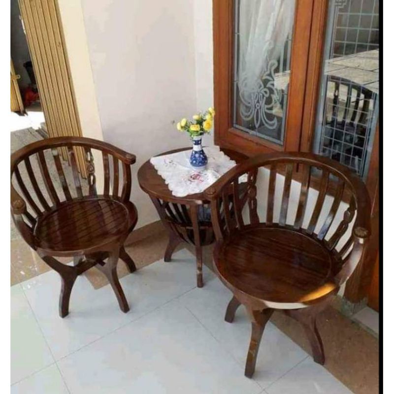 Kursi teras rumah minimalis / Kursi teras mangkok / Kursi santai murah