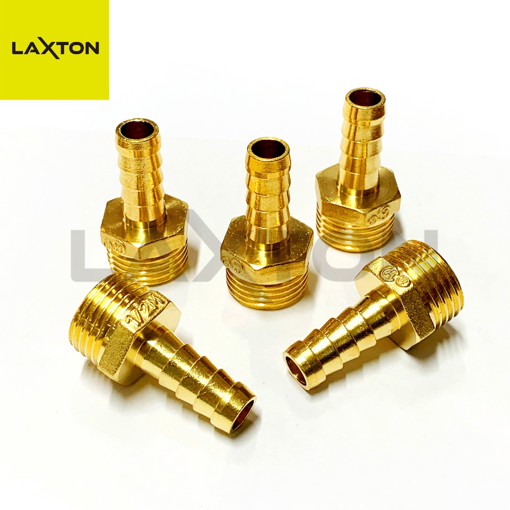 NEPEL SELANG KUNINGAN MADE IN TAIWAN DRAT 1/2 INCH 12MM