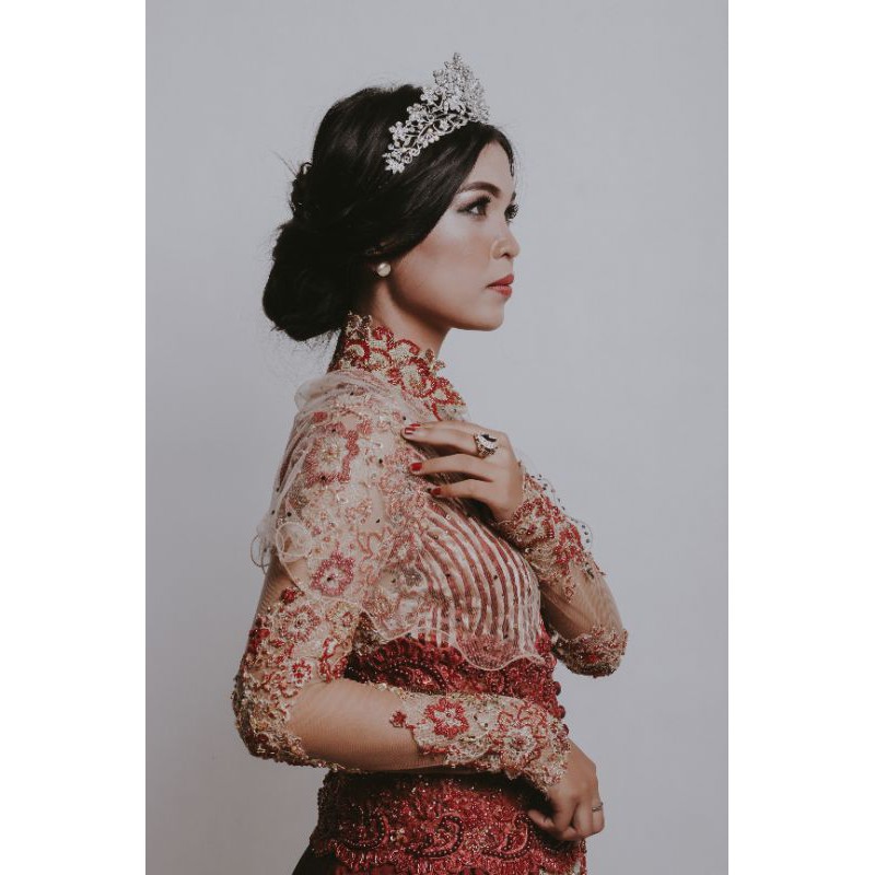 Kebaya Merah Maroon (preloved)