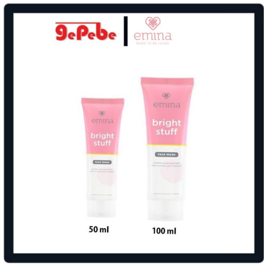 Emina Bright stuff Face Wash 50ml &amp; 100ml