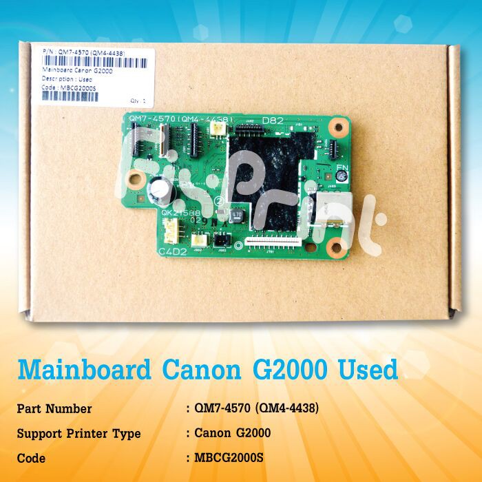 Mainboard Printer Canon G2000 Logic Board G2000 Motherboard Canon Pixma G2000 QM7-4570 QM4-4438