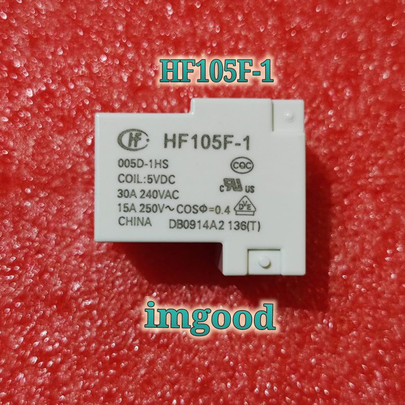 HF105F-1 RELAY 5V 30A 240V hf105f-1 005d-1hs