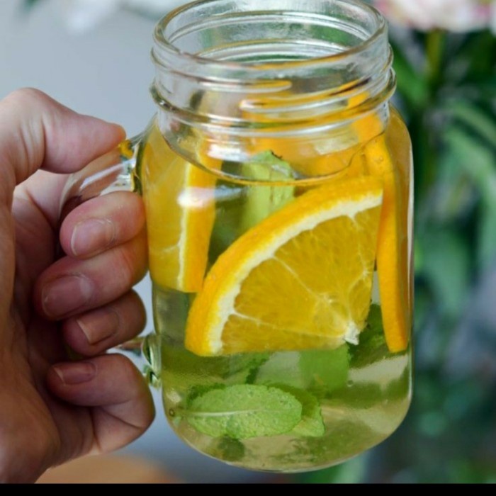 Gelas Toples Jar Polos Beling Bening Kaca 500ML | Gelas Mug Gagang Gelas Minum Air | Gelas Teh Kopi 
