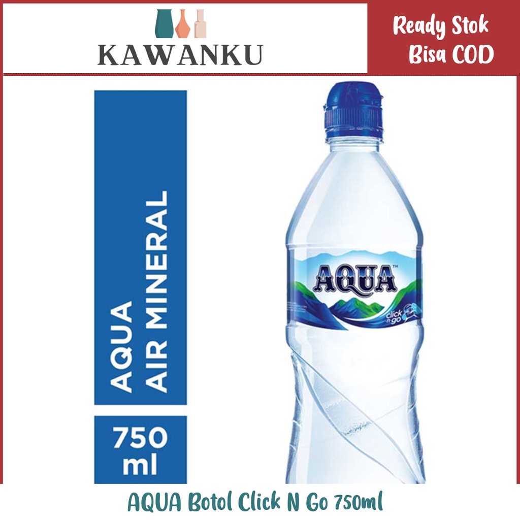 

AQUA Botol Click N Go 750ml