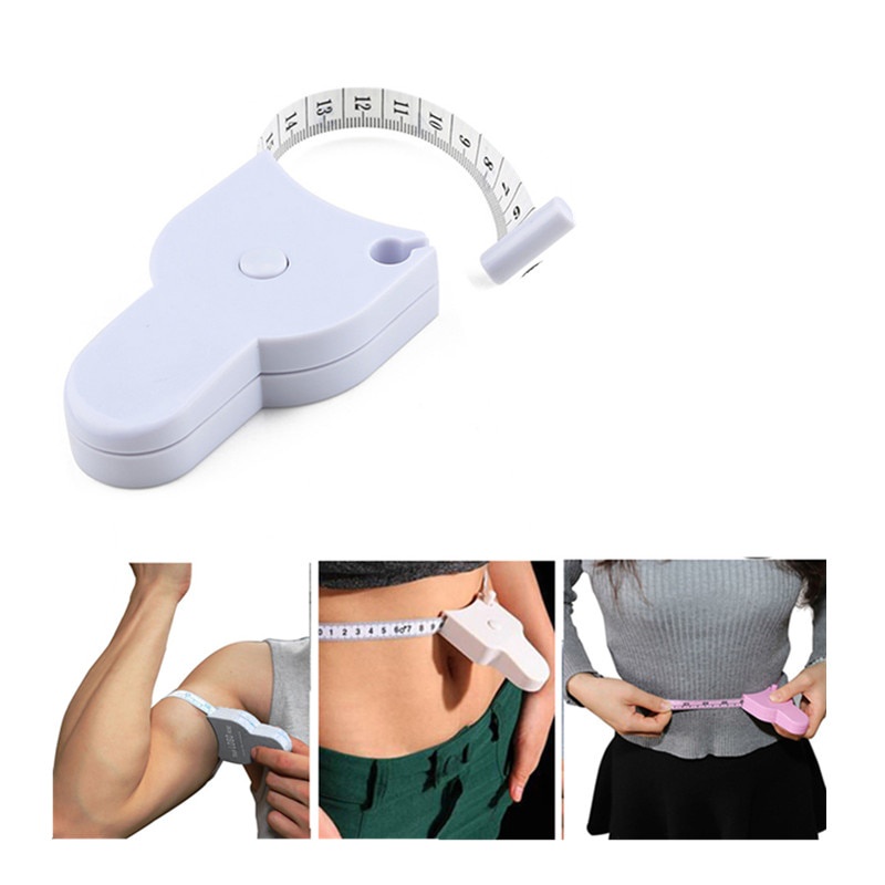 Meteran Badan Diameter perut Lengan Alat akurat dan mudah automatic telescopic presisi tinggi centi meter dan inci inch DIDIHOU Meteran Badan Telescopic Body Measurement 1.5 Meter Body Measuring Tape Automatic Telescopic Tape Measuring Ruler Film Body