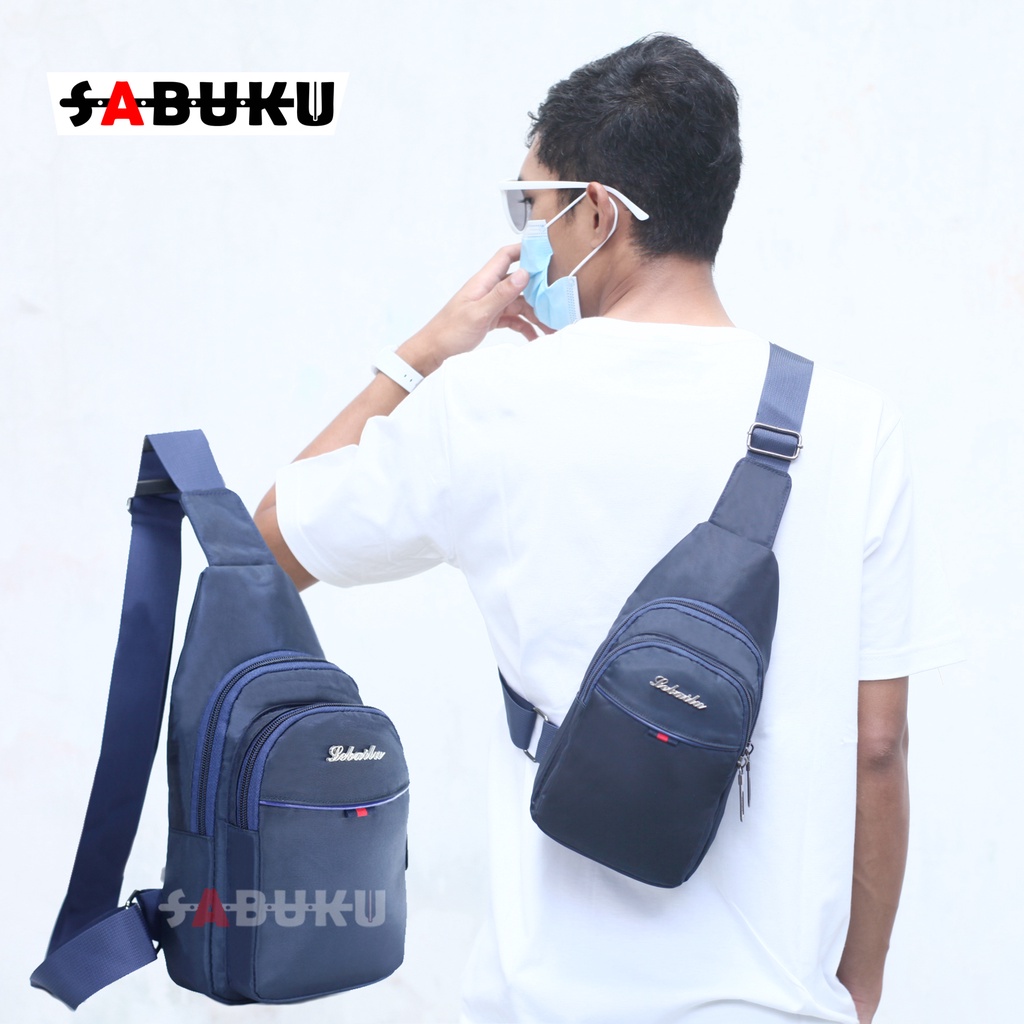 Tas Selempang Waist Bag Tas Slempang Tas Pinggang Weistbag Tas Bahu Pria - 136