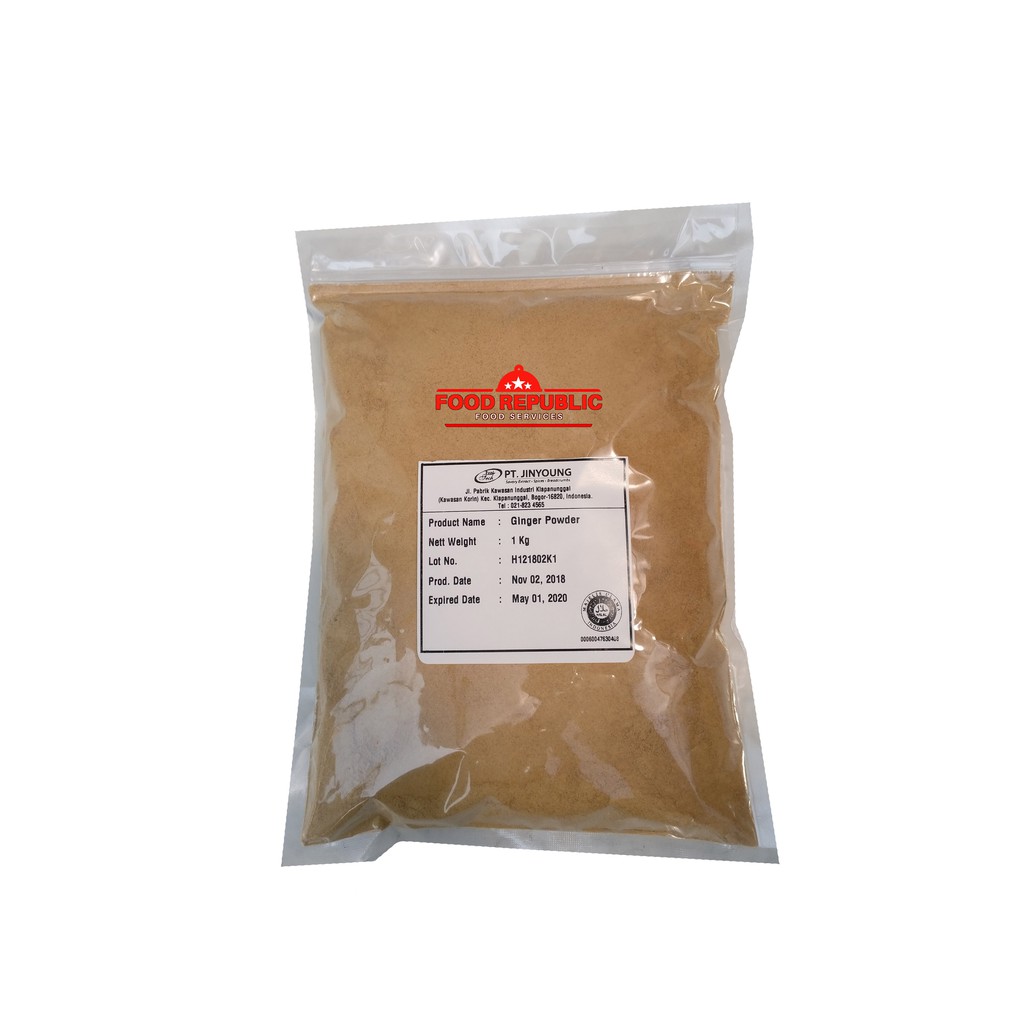 Ginger Powder / Jahe Putih Bubuk 100 GR Murni Varietas Jahe Gajah