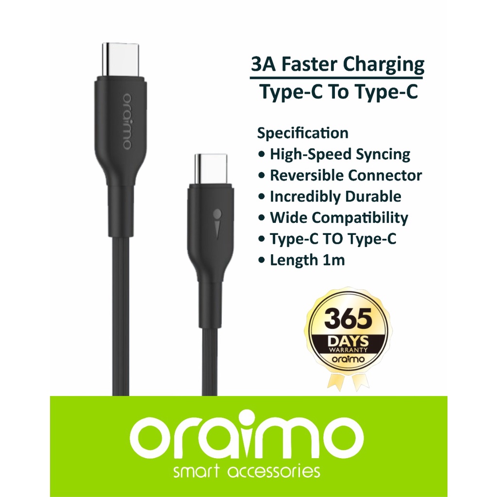 KABEL ORAIMO OCD-C24 TYPE C TO TYPE C