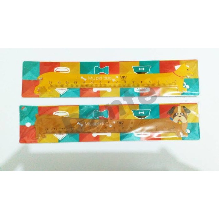 

[Promo] Penggaris 15cm Motif Lucu My Pet Dog ( per Pcs )