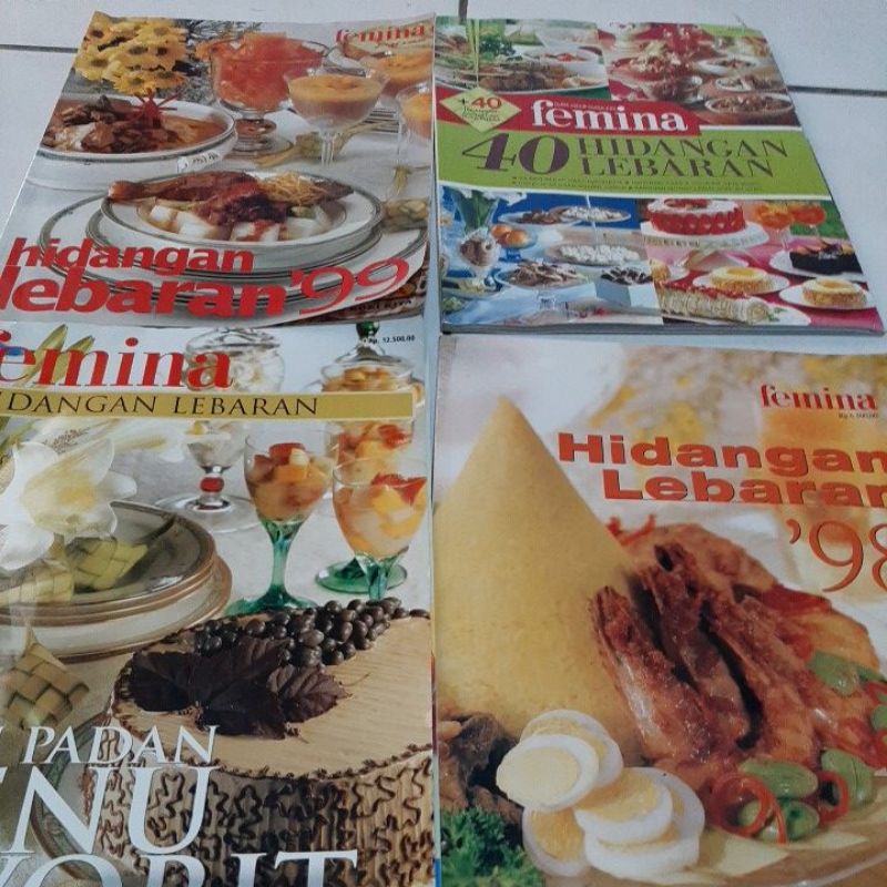 BUKU MAJALAH FEMINA HIDANGAN LEBARAN
