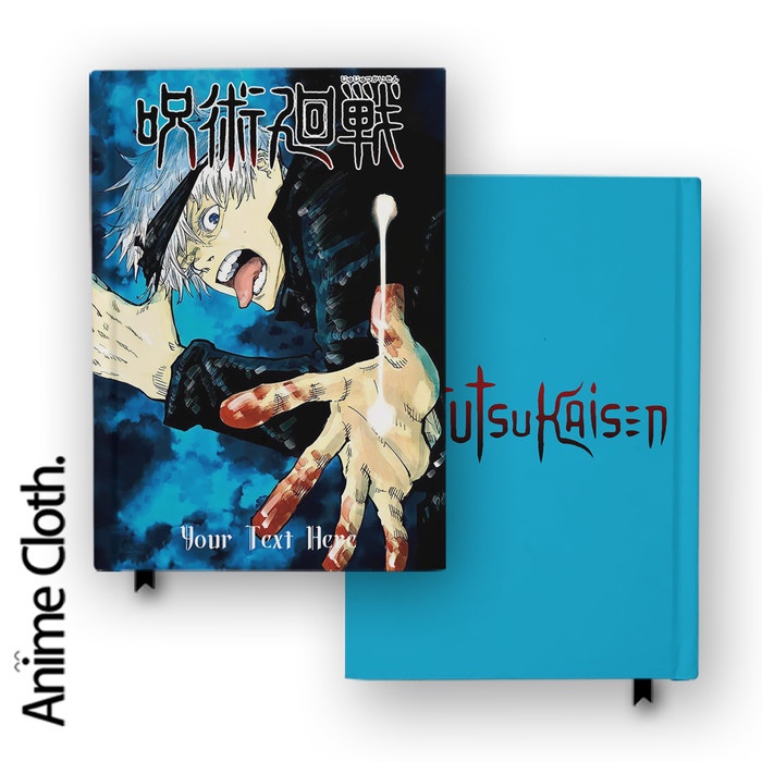 

Buku Notebook Anime Jujutsu Kaisen Satoru Gojo Custom Hardcover Jurnal Agenda Diary Aesthetic A6 A5