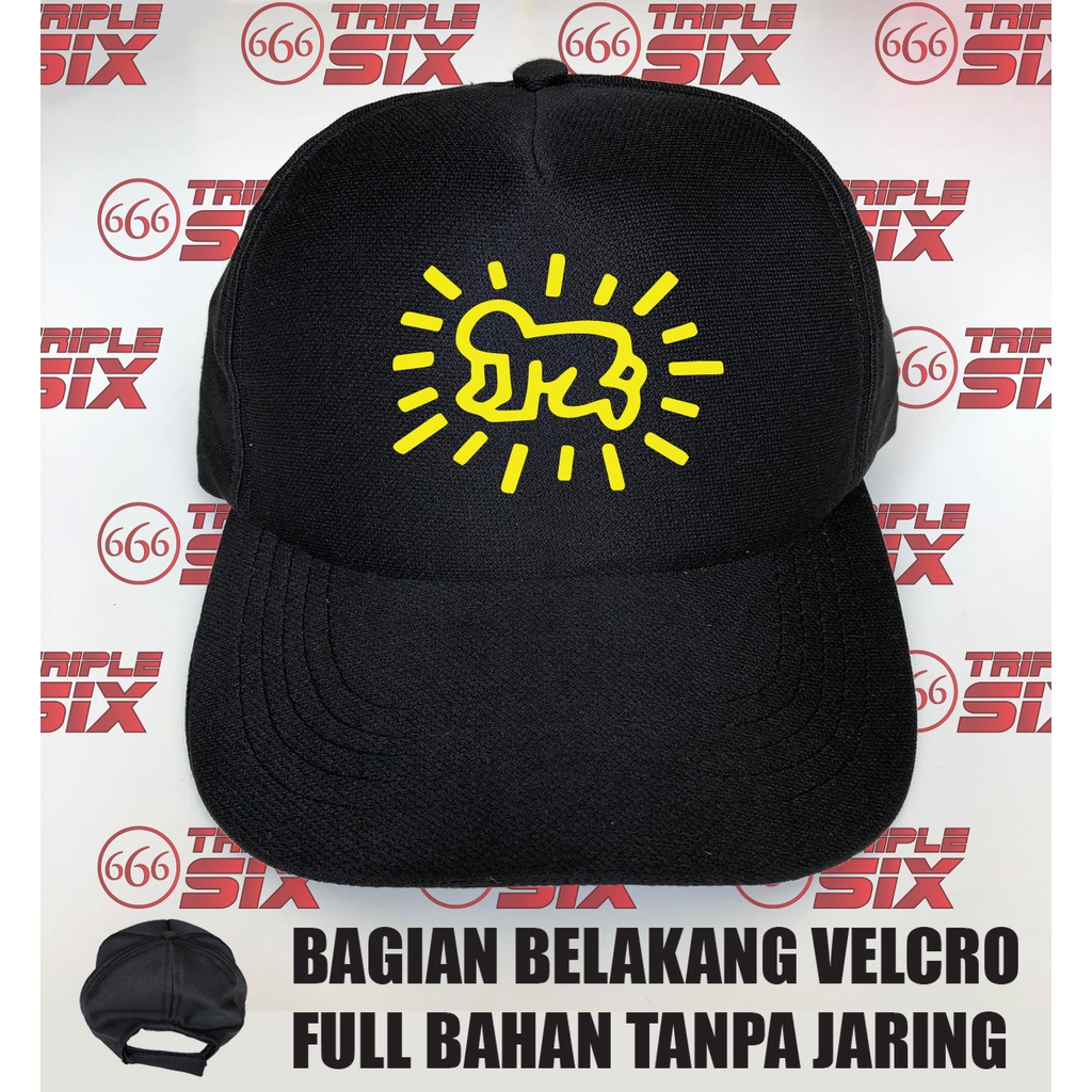 Topi Baseball Velcro Keith Haring UT
