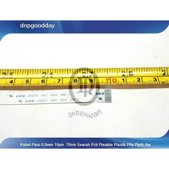 

Kabel Flexi 0,5Mm 15Pin 70Cm Searah Pcb Flexible Plastik Pita Pipih A Dnpgood11 Juara