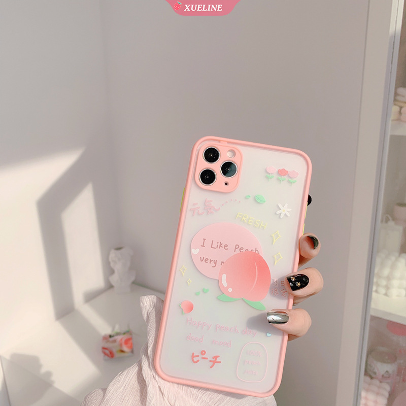 iPhone tpu Camera Protection phone Case CoverFull Cover Shockproof Protective Case Soft Silicone Case Protection Summer fruit iPhone 7 8 SE X Xs Xr 11 Max 11 12 pro max Xueling