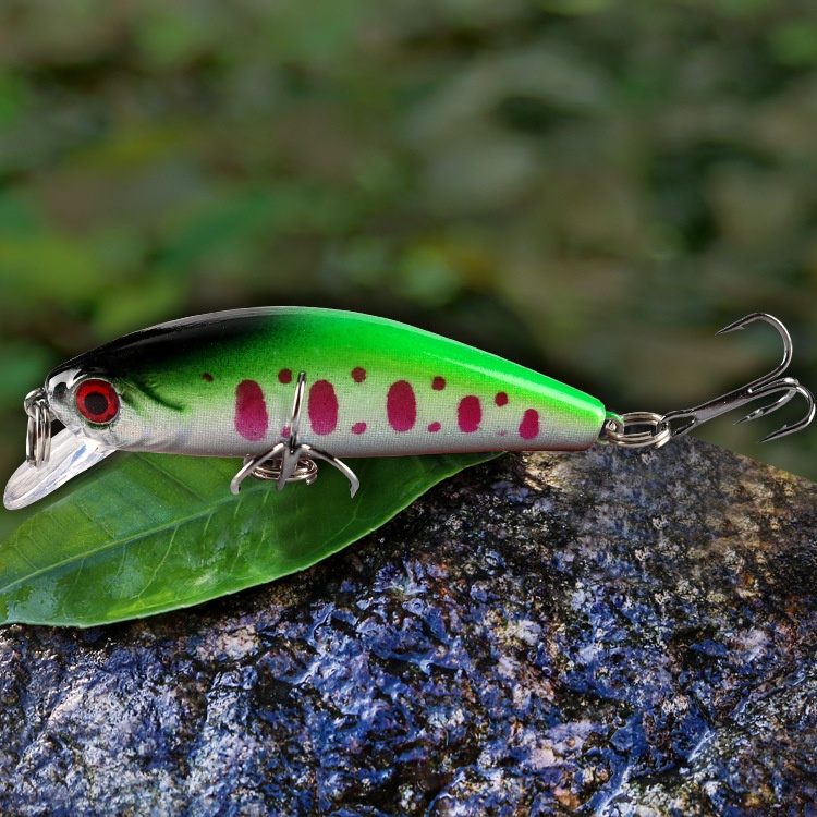 1pcs 5.5cm 6g Ikan Kecil Bass Tenggelam Umpan Pancing Crankbaits Crankbaits Hooks Baits Tackle