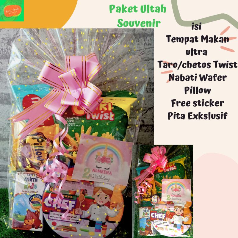 Souvenir Ulang Tahun Anak/Bingkisan Ultah anak/Paket Ultah Anak