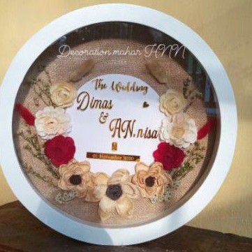 pigora mahar pernikahan bunga