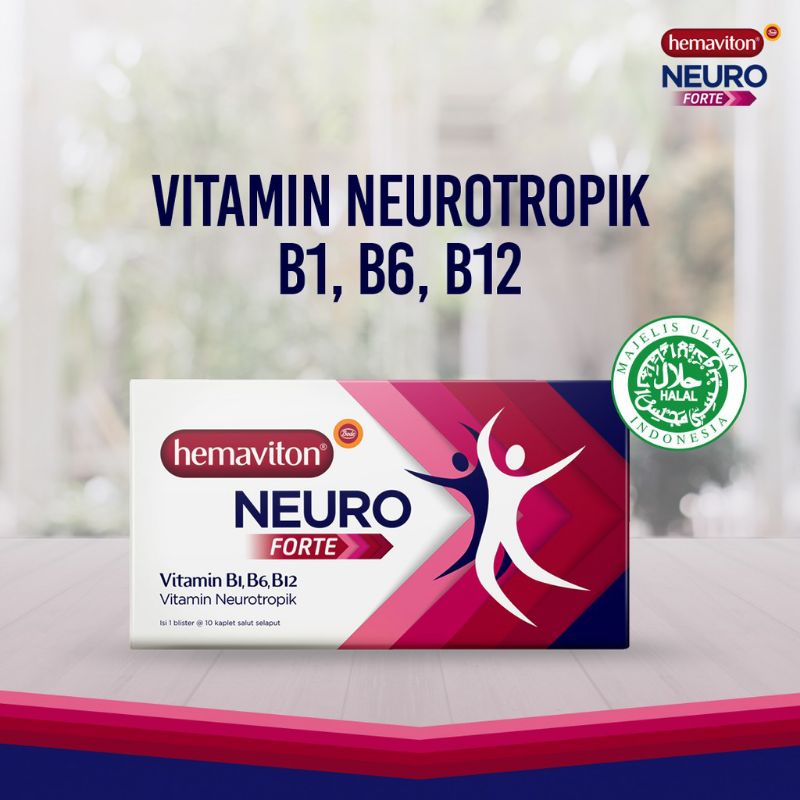 Jual Hemaviton Neuro Forte Isi 1blister @10 Tablet| Suplemen ...