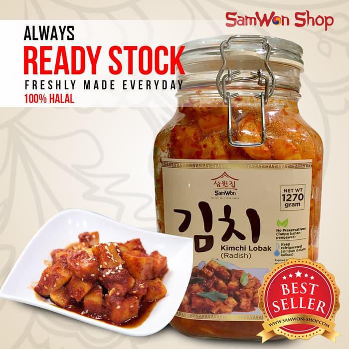 

PROMO KIMCHI PREMIUM LOBAK FRESH 625 GRAM SAMWON MAKANAN KOREA GROSIR