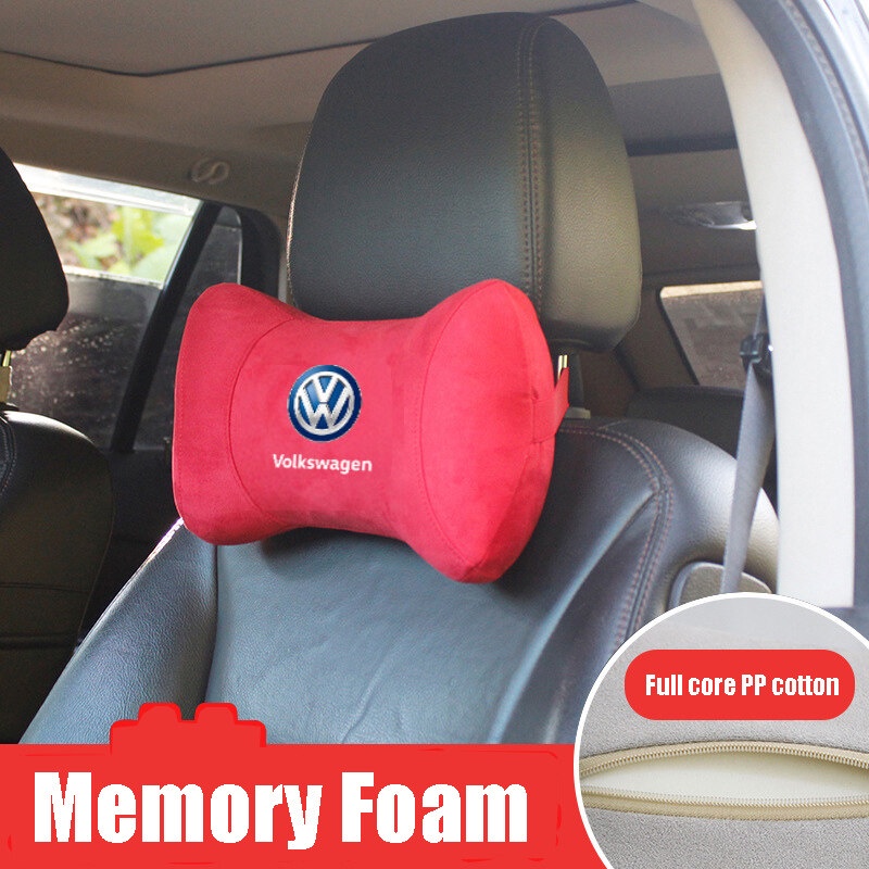 1 Pc Bantal Penyangga Leher Untuk Volkswagen VW Polo golf R Vento Passat Tiguan GTI CC