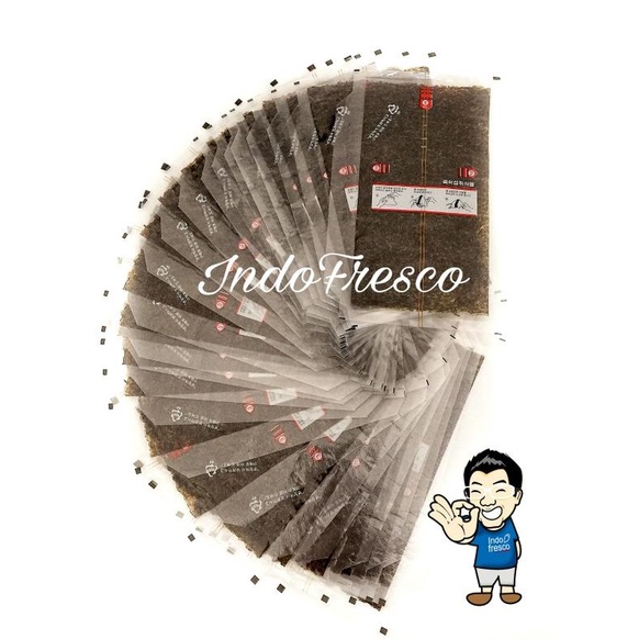 

Manjun Triangle Onigiri Wrapper Nori/ Rumput laut/ Seaweed- 50 lembar