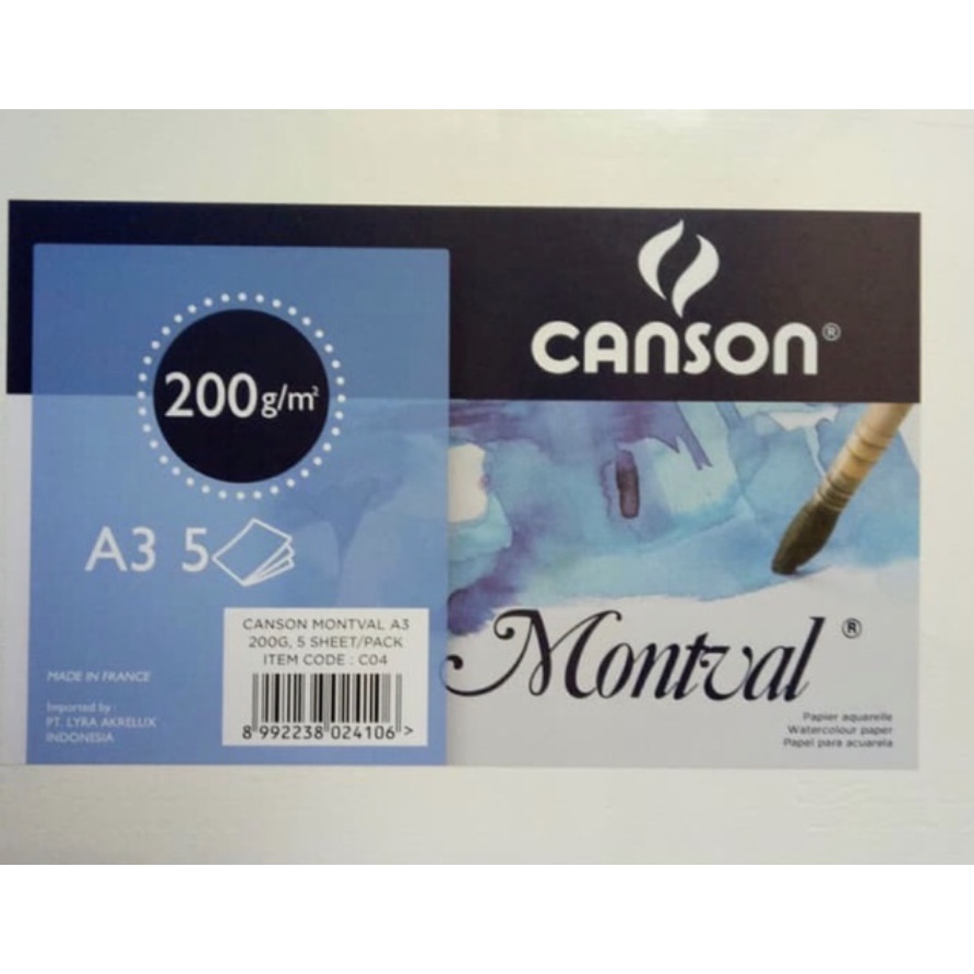 

Canson Montval A3 200 gsm